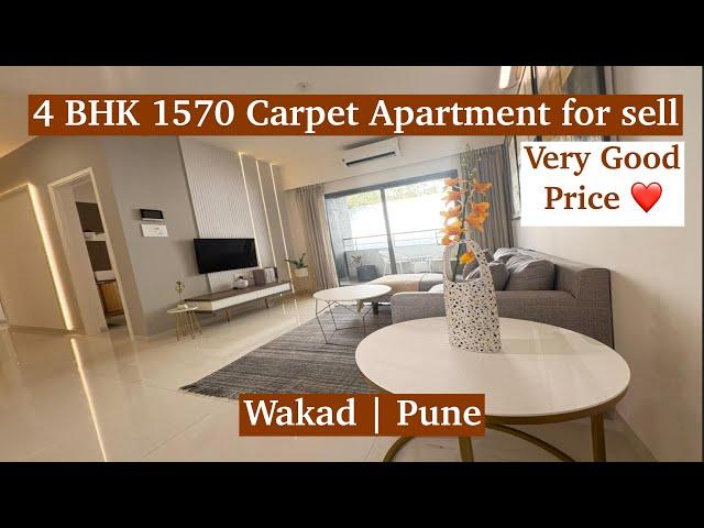 4BHK 1570 Sq Ft Apartment for Sale in Wakad, Pune | Luxury Living in Pune’s Prime Location