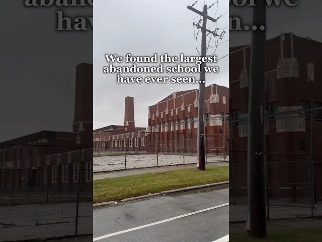 This is the largest abandoned school we have ever seen and something terrible happened…