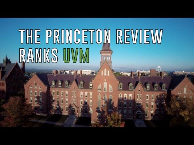 Princeton Review Ranks The University of Vermont