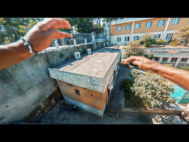 Lisbon Rooftop Parkour POV 