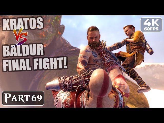 Kratos vs Baldur Final Fight - God Of War 4 (2018) Gameplay #69