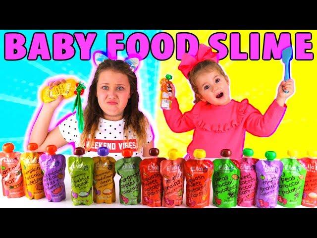 Don't Choose the Wrong Baby Food Slime Challenge!!!