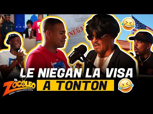 IMAGENES EXCLUSIVAS  LE NIEGAN LA VISA A TONTON 80 CONSULADO AMERICANO