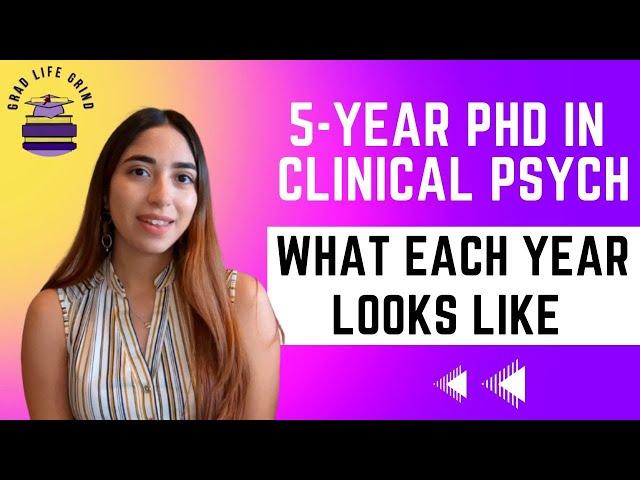 Clinical Psychology PhD Program: What to Expect - Year 1 through 5