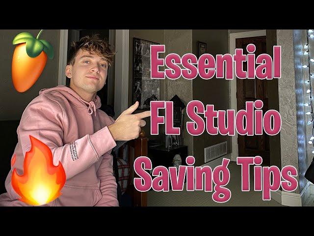 FL Studio Essential Saving Tips (Never Lose A Project Again!) 