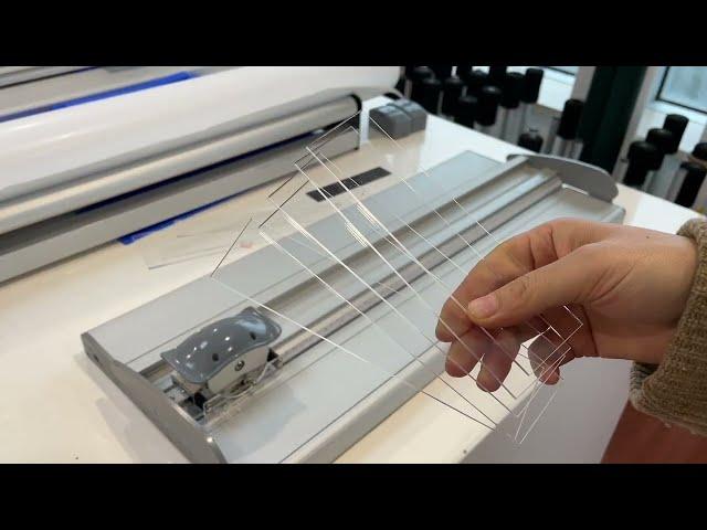 How to cut the plastic sheet, ABS, PVS? How to use the acrylic cutter?