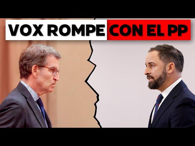 Vox rompe con el PP