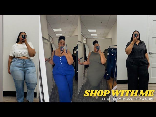 SHOP WITH ME 004 | PLUS SIZE TRY-ON FT. ZARA, GOOD AMERICAN, ON 34TH + MORE | BRITTNEYINC