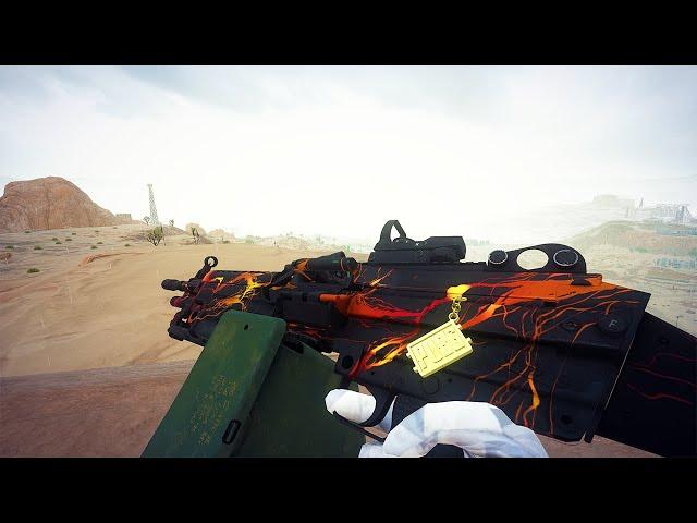 PUBG BATTLE ROYALE：MIRAMAR 13KILLS M249&MK12 SOLO WIN GAMEPLAY (NO COMMENTARY)