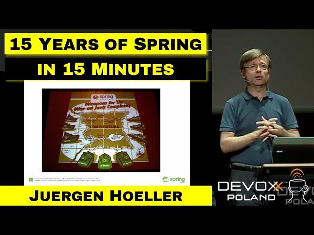 15 Years of Spring in 15 Minutes – Juergen Hoeller