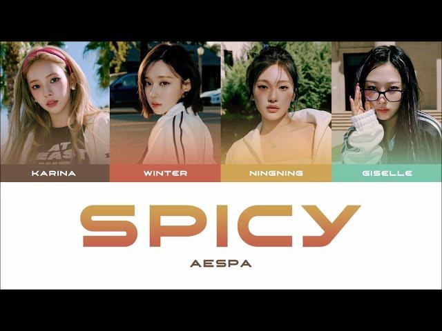Vietsub | aespa 에스파 'Spicy' Lyrics Video | Color Coded