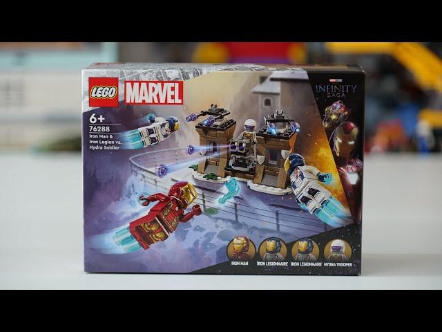 LEGO Marvel Super Heroes 76288 Iron Man & Iron Legion vs. Hydra Soldier - LEGO Speed Build Review