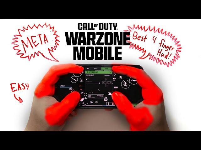 How to use the 4-Finger Claw HUD Settings for Warzone Mobile! (Explained)