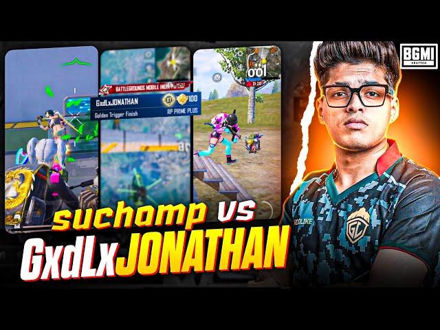 INDIAN #1 BGMI PLAYER @GodLJonathan vs Me | Fastest 1v4 Clutches in iPhone 12 