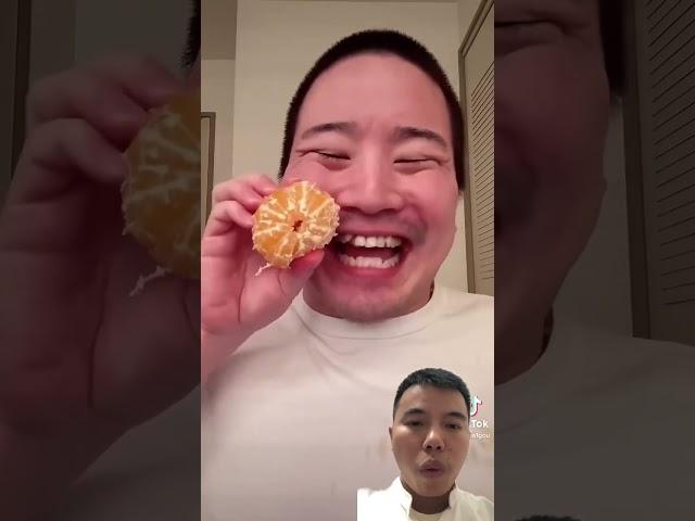 Jouny funny man perfect  p429 #food #mukbang #funny #lemon