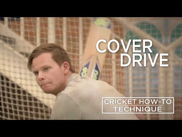 Cover Drive | Technique | Cricket How-To | Steve Smith Cricket Academy