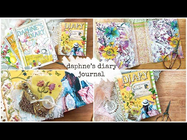 ️ Daphne's Diary JUNK JOURNAL #1 Making the Cover