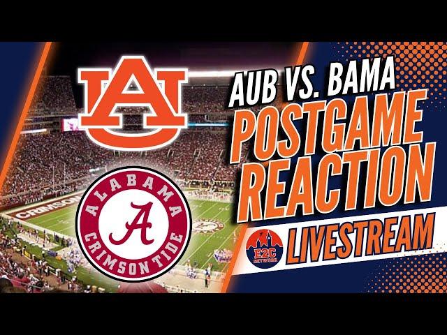 Football Postgame | Auburn vs. Alabama | Stats and Initial Reaction