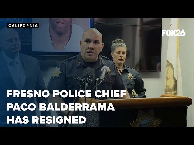 Police chief in Fresno, California resigns following investigation