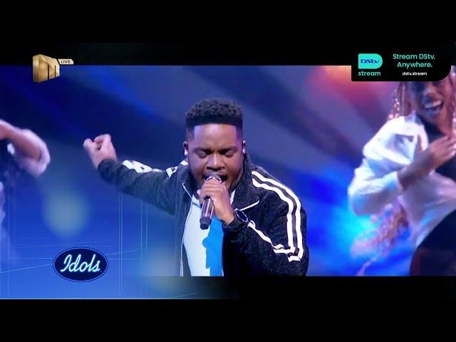 Thabo performs ‘The Way You Make Me Feel’  – Idols SA | S19 | Ep 18 | Mzansi Magic