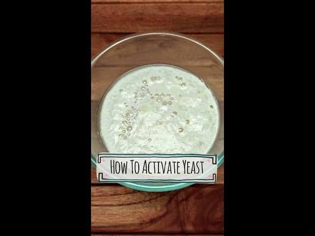 how to activate yeast | tips and tricks | #shorts