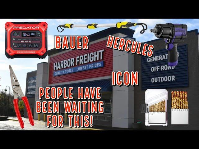 New Harbor Freight Tools Icon Bauer Hercules Predator Lots of New Tools