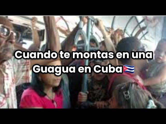 cuando te montas en una guagua en cuba  #cuba #cubahoy #humorcubano