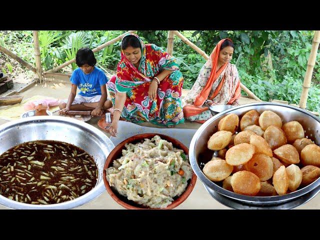 A to Z tips সহ কুড়মুড়ে ফুচকা বানানোর রেসিপি সাথে আলু মাখা ও তেতুল জল ll Golgappa Recipe ll Panipuri