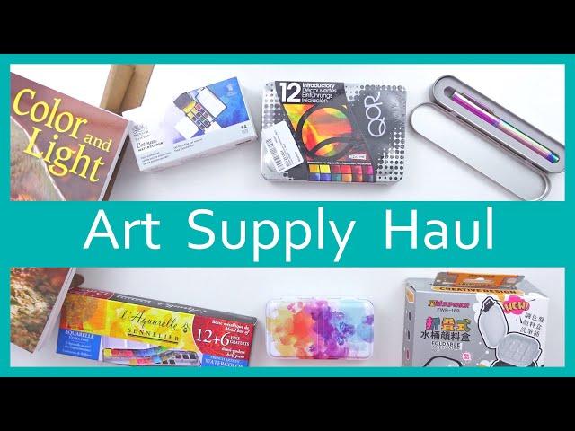 Art Supply Haul // Watercolors, Palettes & Fountain Pens!