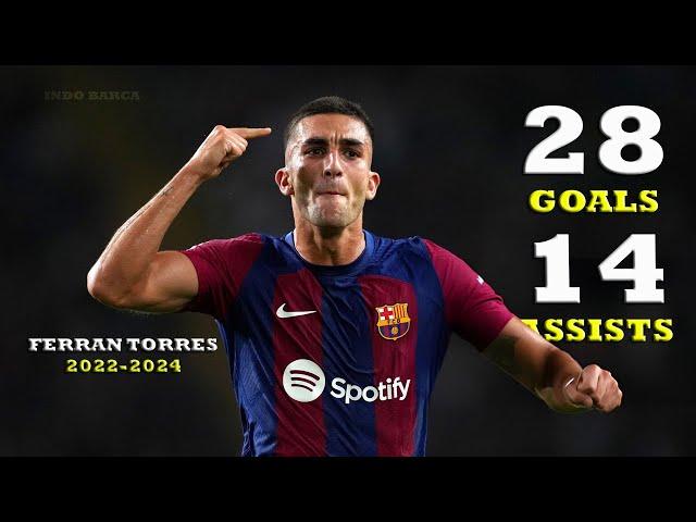 Ferran Torres All 42 Goals & Assists For Barcelona So Far