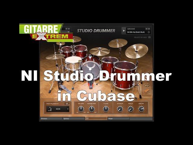 NI Studiodrummer in Cubase (Tutorial)