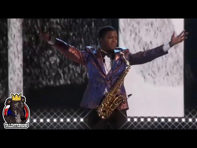 America's Got Talent 2022 Avery Dixon Saxophonist Semi Finals Week 1 Full Performance & Intro