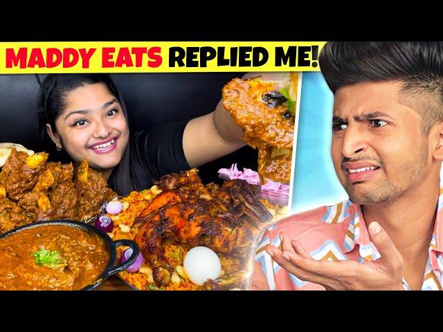 MADDY EATS KI SACCHAI !! SHE ROASTED ME !! RAJAT PAWAR