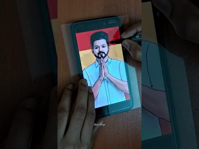 Thalapathy Vijay Drawing | Melv Vlogs