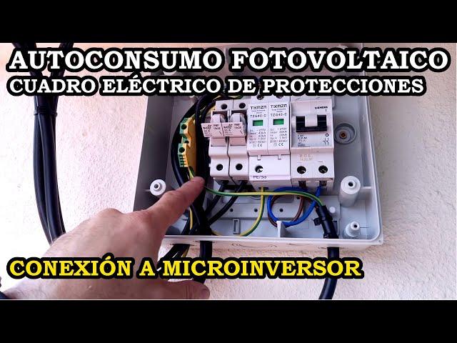 Cuadro Eléctrico de Protección. Instalación Fotovoltaica de Autoconsumo con Microinversor. 290