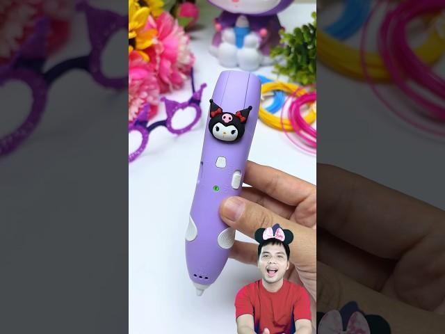 Kuromi 3D pen| bút vẽ 3D kuromi #kuromi #sanrio #kawaii #japan #shortviral