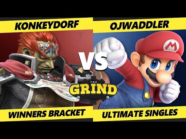 The Grind 280 - KonkeyDorf (Ganondorf) Vs. Ojwaddler (Mario) Smash Ultimate - SSBU