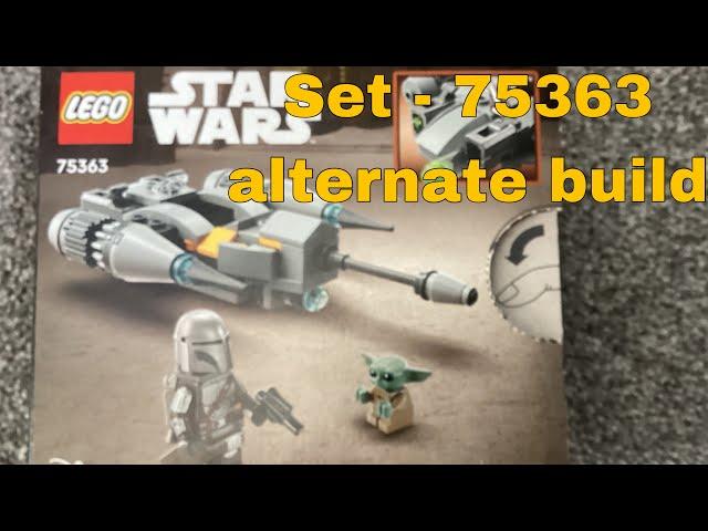 Lego set - 75363 | The Mandalorian N-1 starfighter Microfighter | Alternate build