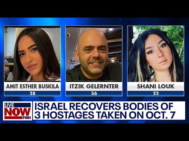 Israel-Hamas war: Bodies of 3 hostages recovered in Gaza | LiveNOW from FOX