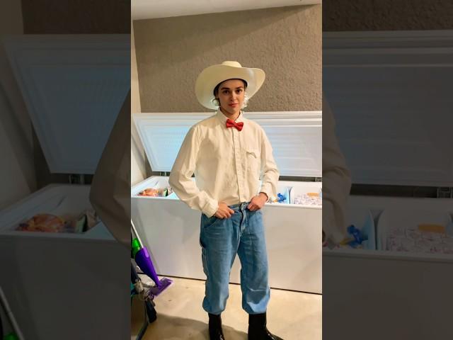 Billie Eilish impersonates Walmart yodeling kid for Halloween  #shorts #billieeilish
