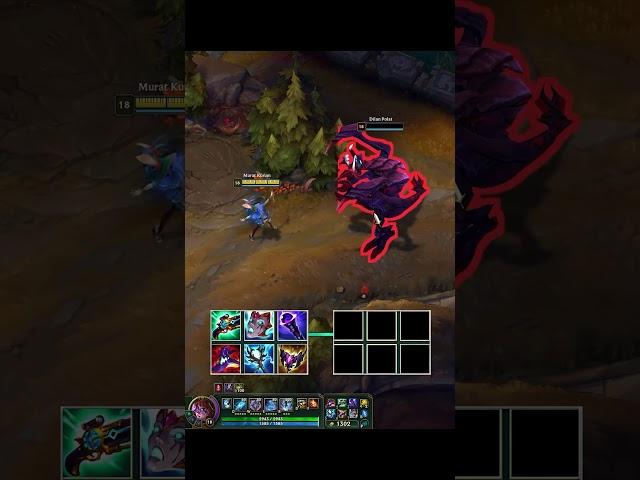 AURORA killing 100K HP CHO'GATH in 1 second! #leagueoflegends