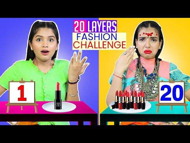 20 Layers Fashion Challenge | Mystery Box | DIY Queen