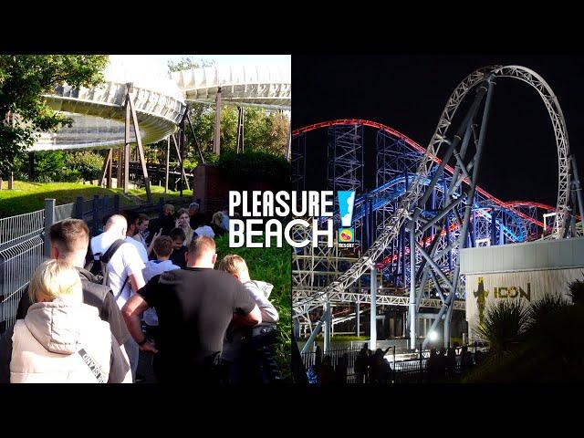 A Very BUSY Day at Blackpool Pleasure Beach in August 2024 | VLOG