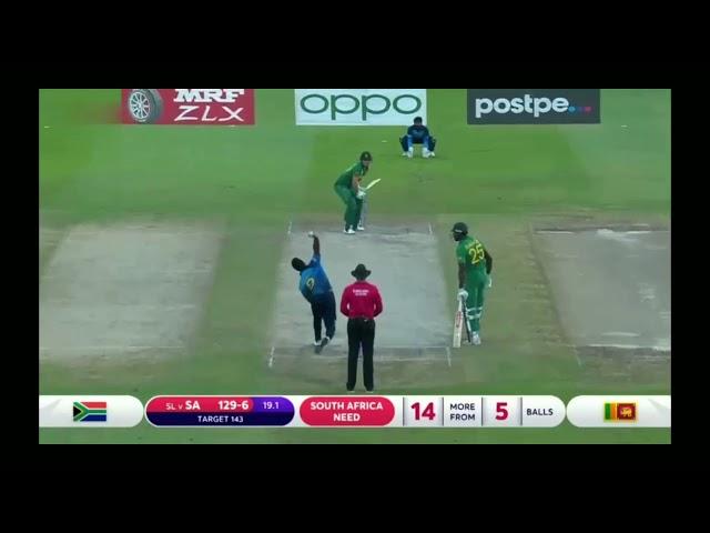 Thrilling Batting of Miller vs Srilanka #Srilanka vs south africa match