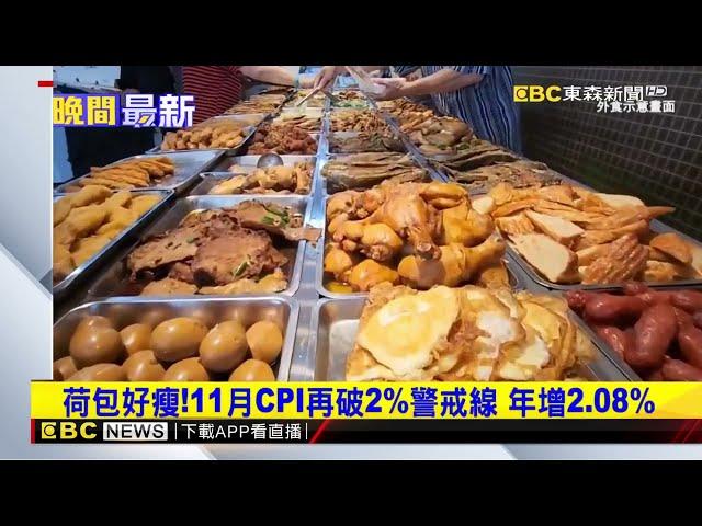 漲價潮無止盡！11月CPI年增2.08% 蔬菜漲近2成@newsebc