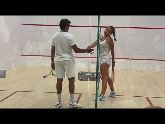 "How To Play Intelligent Squash!"  Alex Toth versus Husein Rahemtulla