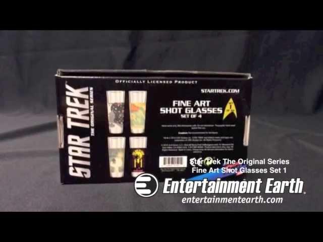 Star Trek The Original Series Fine Art Shot Glasses Set 1