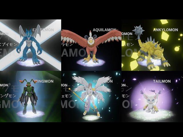 Digimon Adventure 02 All Main Digivolutions