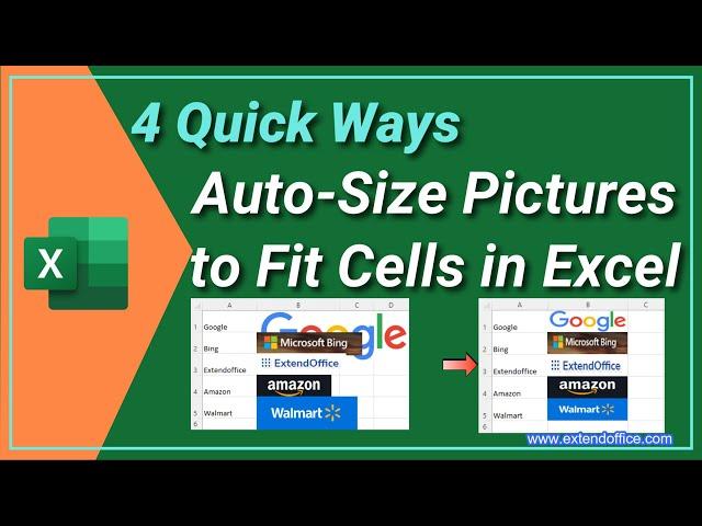 4 Quick Ways: Auto-Size Pictures to Fit Cells in Excel