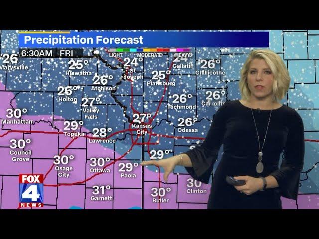 'Weird storm system' to bring snow, sleet, freezing rain to Kansas City overnight